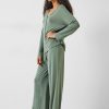 Clearance Nox Henley Pj Set Grey/Green