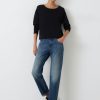 Hot Boyfriend Jeans Vintage Wash Blue