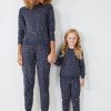 Hot Joey Children'S Pyjamas Scatter Star Navy/Gold Foil