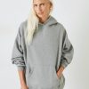 Online Shay Oversized Hoodie Grey Marl