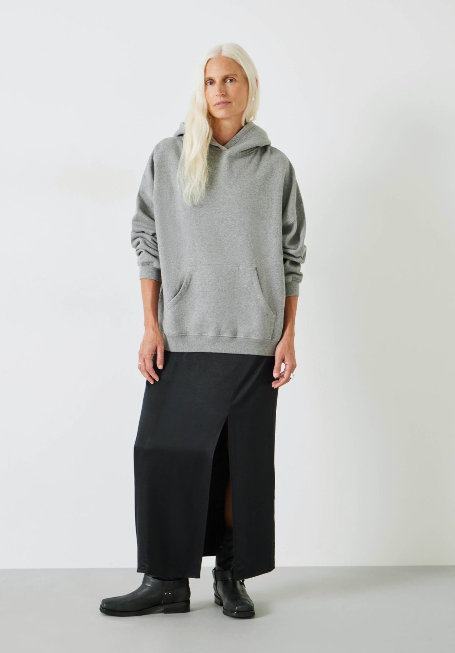 Online Shay Oversized Hoodie Grey Marl