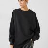 Wholesale Quaden Oversized Sweatshirt Black