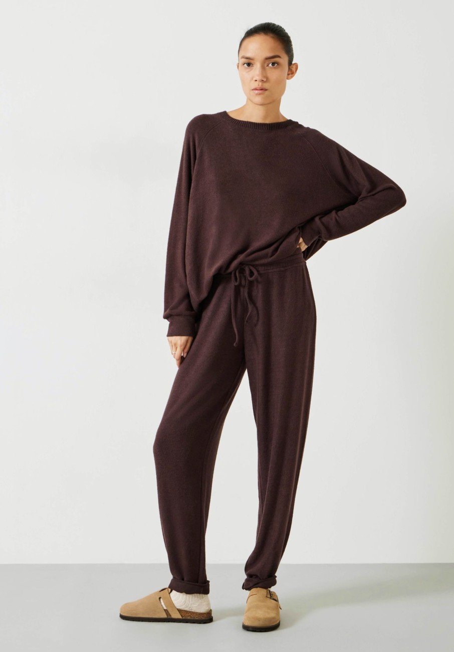 Online Elle Supersoft Relaxed Joggers Chocolate Melange