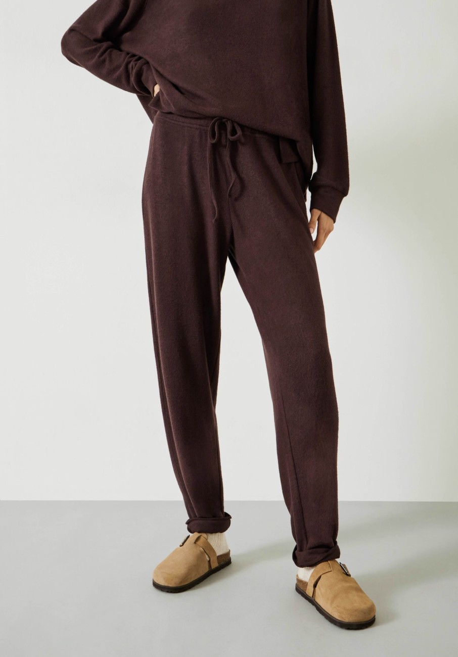 Online Elle Supersoft Relaxed Joggers Chocolate Melange