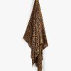 Wholesale Zebra Printed Scarf Zebra Patchwork Brown