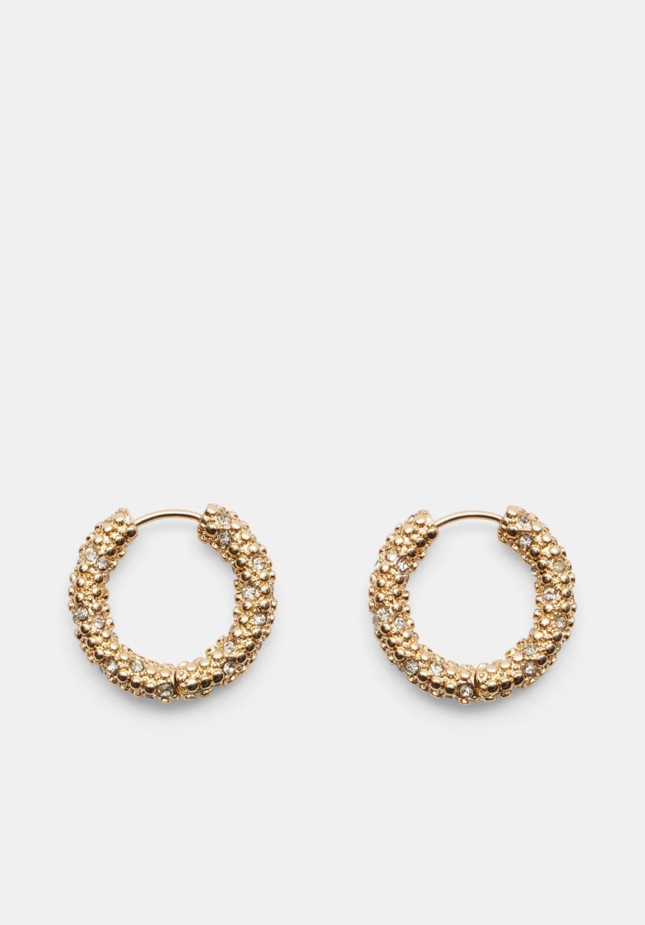 New Camille Hoop Earrings Gold