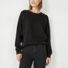 Online Luna Studded Sweatshirt Vintage Black