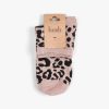 Clearance Cynthia Leopard Socks Mauve