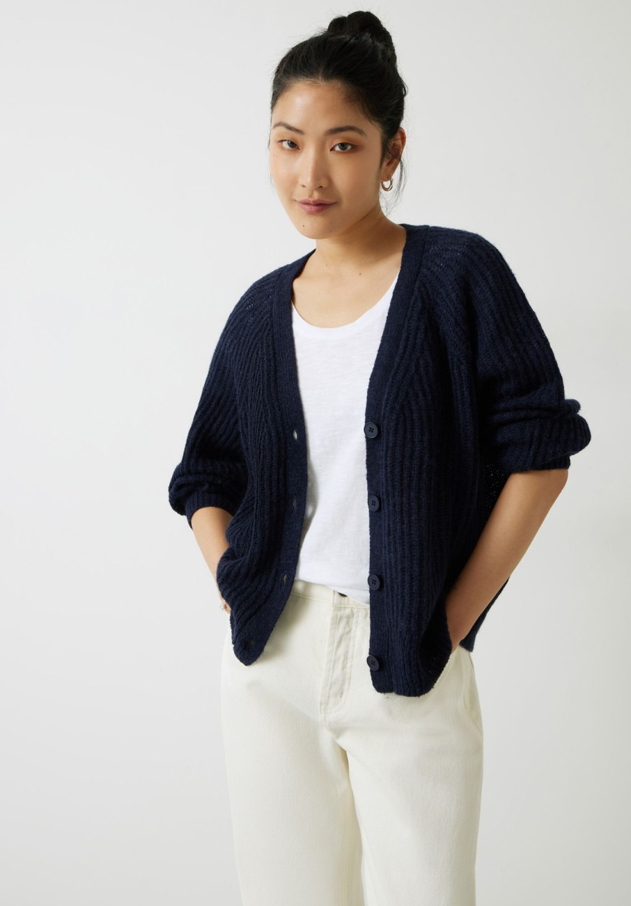 Wholesale Maggie Knitted Cardigan Midnight Navy