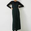 Wholesale Eloise Slip Dress Polka Dots Green