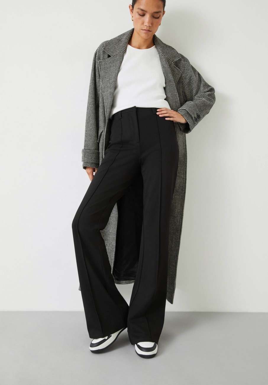 Online Philippa Flared Trousers Black