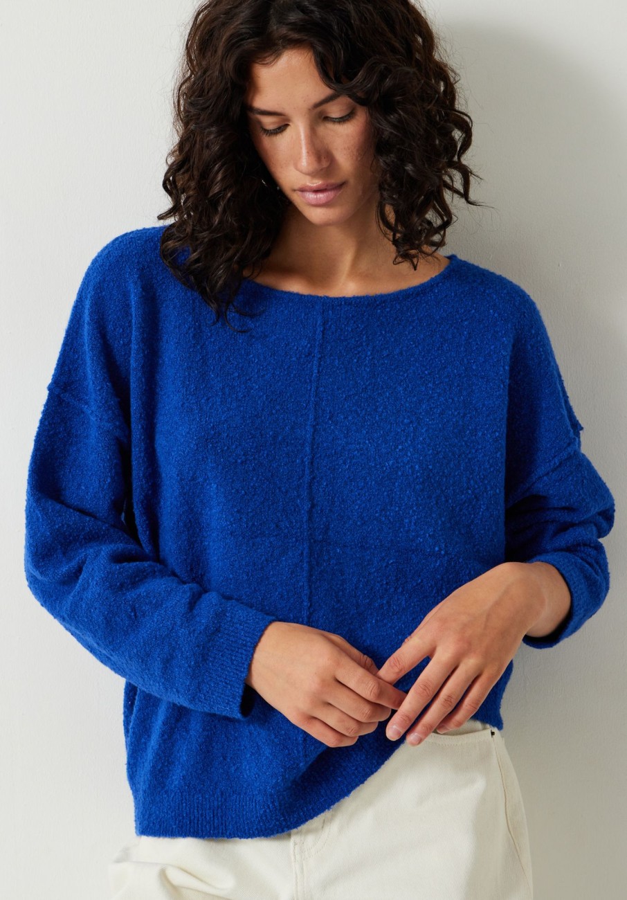 Online Lilly Slouchy Jumper Blue