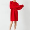 Best Kenley Wool Blend Jumper Dress Vibrant Red