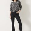 Hot Lorna Bootcut Jeans Washed Black