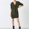 Wholesale Emory Mini Cord Dress Dark Green