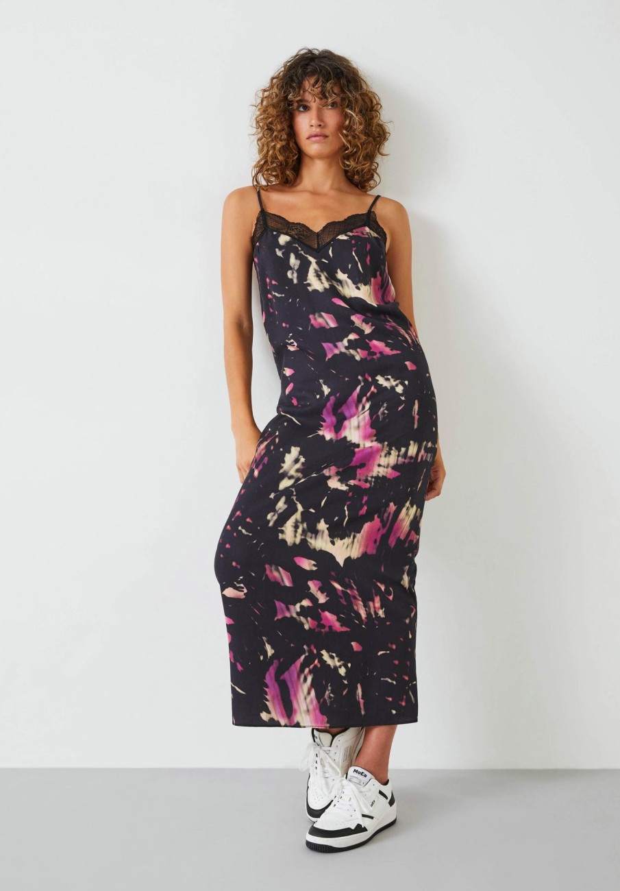 Clearance Emelie Slip Midi Dress Shadows