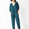 Clearance Elle Supersoft V-Neck Onesie Deep Teal