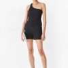 Clearance Nula One Shoulder Vest Black