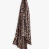 Wholesale Leopard Cashmere Scarf Brown