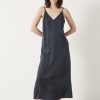 Wholesale Eloise Slip Midi Dress Washed Black