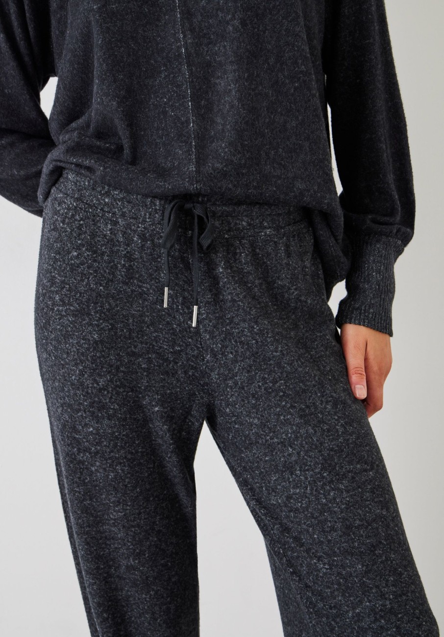 New Elle Supersoft Relaxed Joggers Charcoal Marl