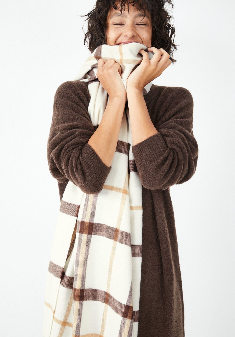 Best Corin Check Scarf Beige