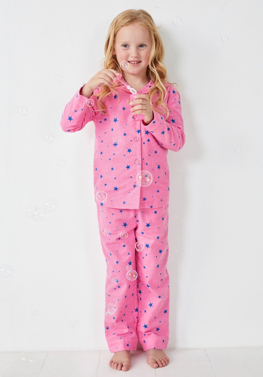 Hot Liv Children'S Pyjamas Amber Star Pink/Blue