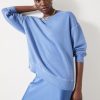 New Quaden Oversized Sweatshirt Mid Blue