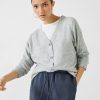 Best Elle Supersoft Cardigan Palest Grey Marl