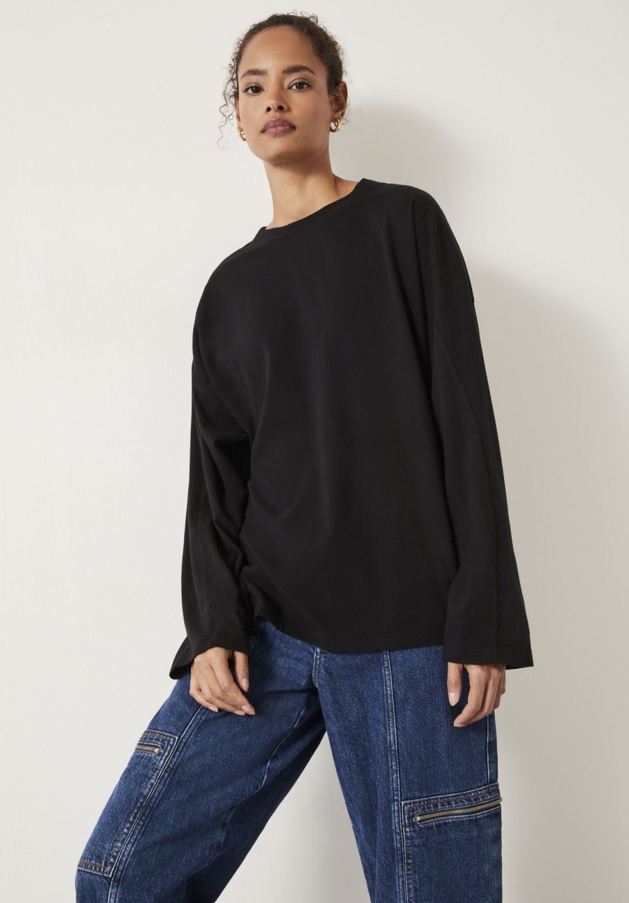 Clearance Aimee Oversized T-Shirt Black