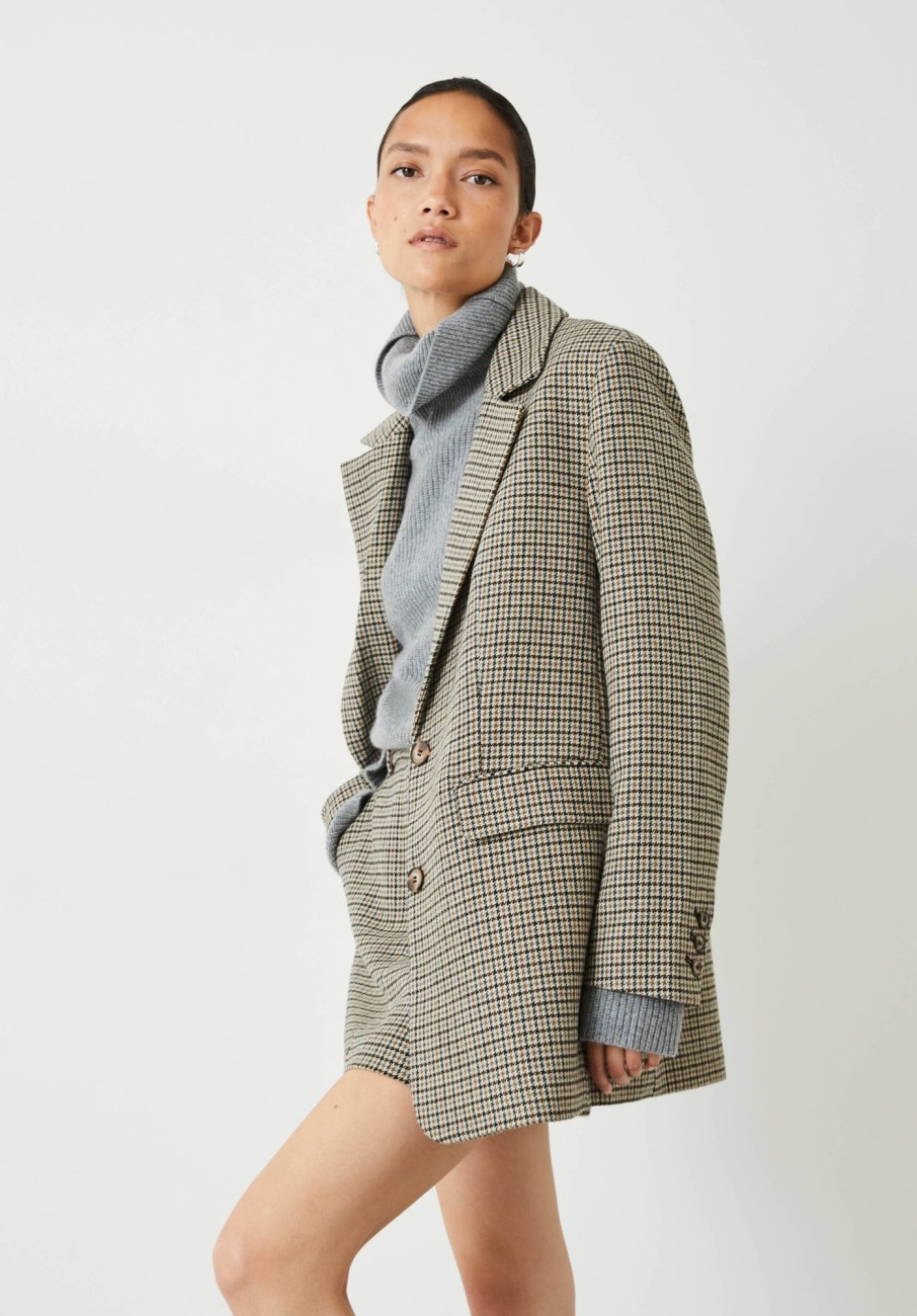 Online Esmae Checked Blazer Coffee