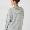 Hot Elle Supersoft Hoodie Palest Grey Marl