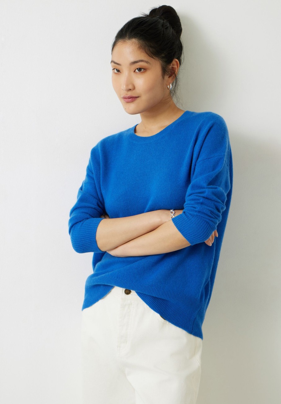 New Tilly Cashmere Jumper Bright Indigo