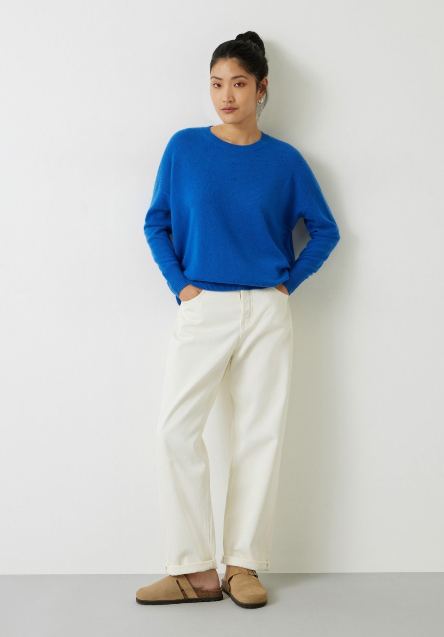 New Tilly Cashmere Jumper Bright Indigo