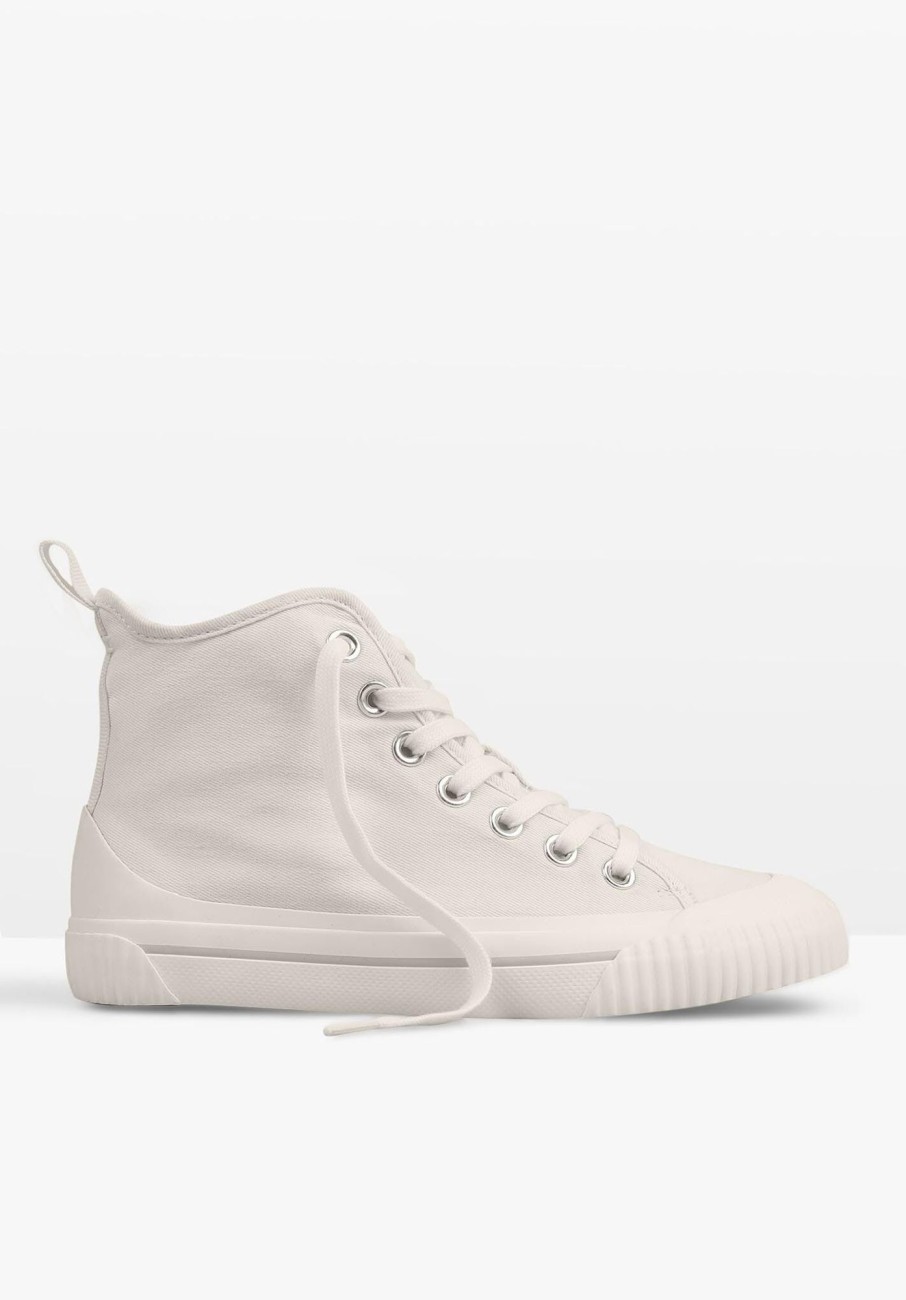 Wholesale Skye Hi Top Trainers Off White