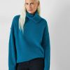 New Meryl Roll Neck Wool Blend Jumper Teal