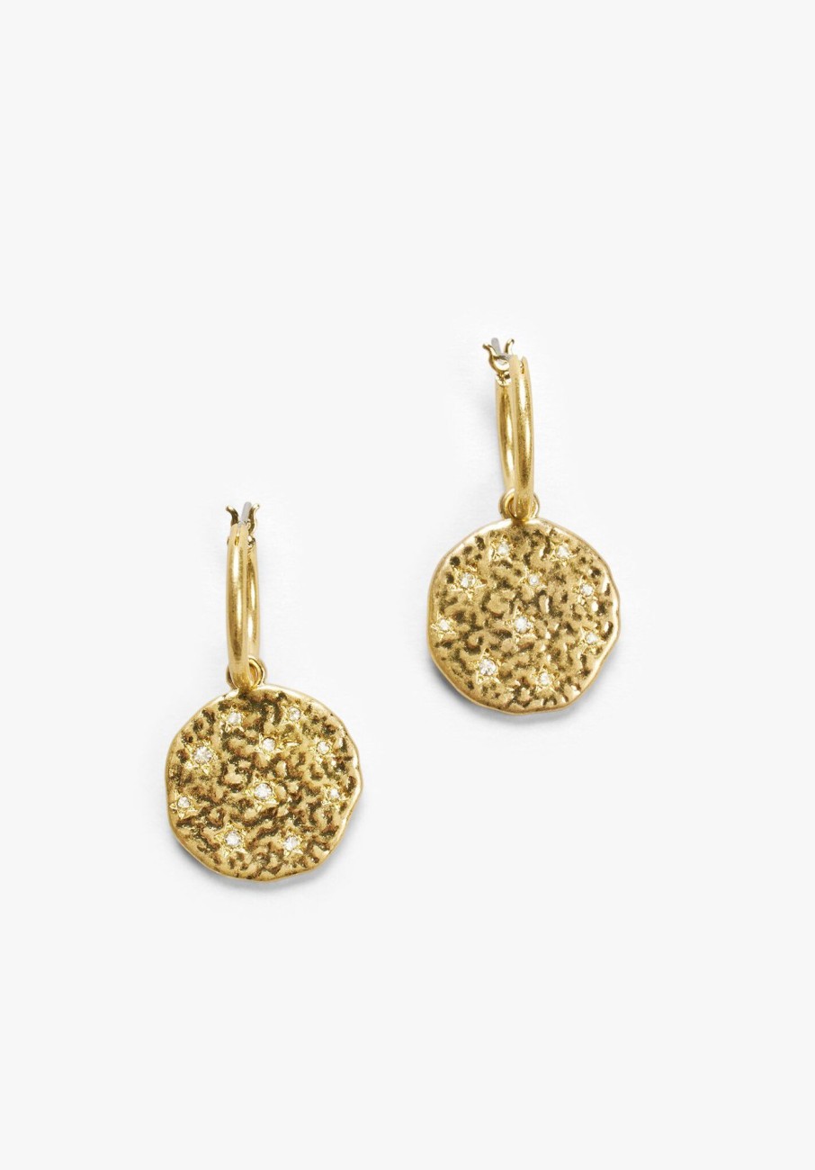 Hot Lea Drop Earrings Gold