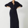 Online Mazie Midi Jersey Dress Dark Navy