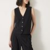 Online Leah Tailored Waistcoat Black