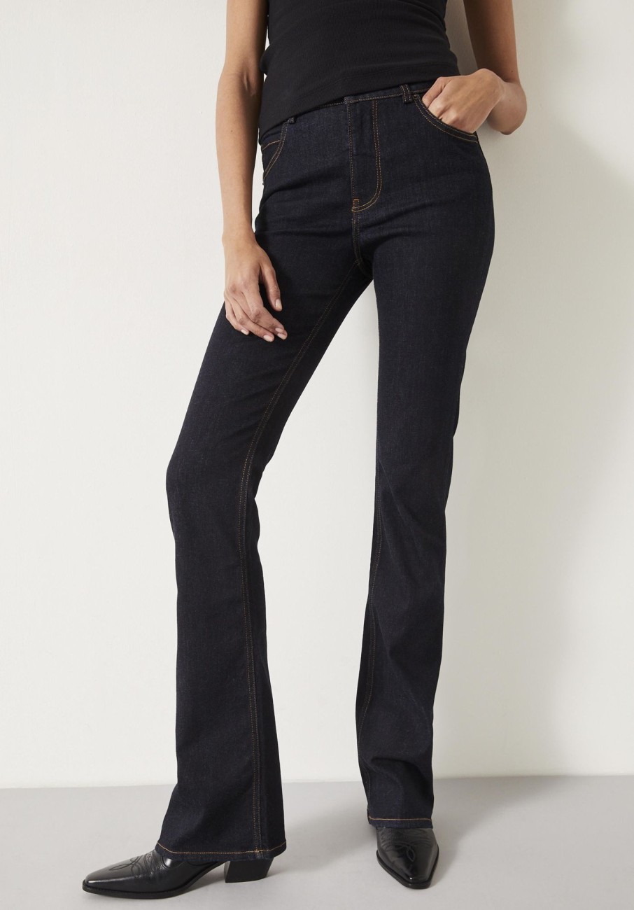 Hot Lorna Bootcut Jeans Dark Indigo