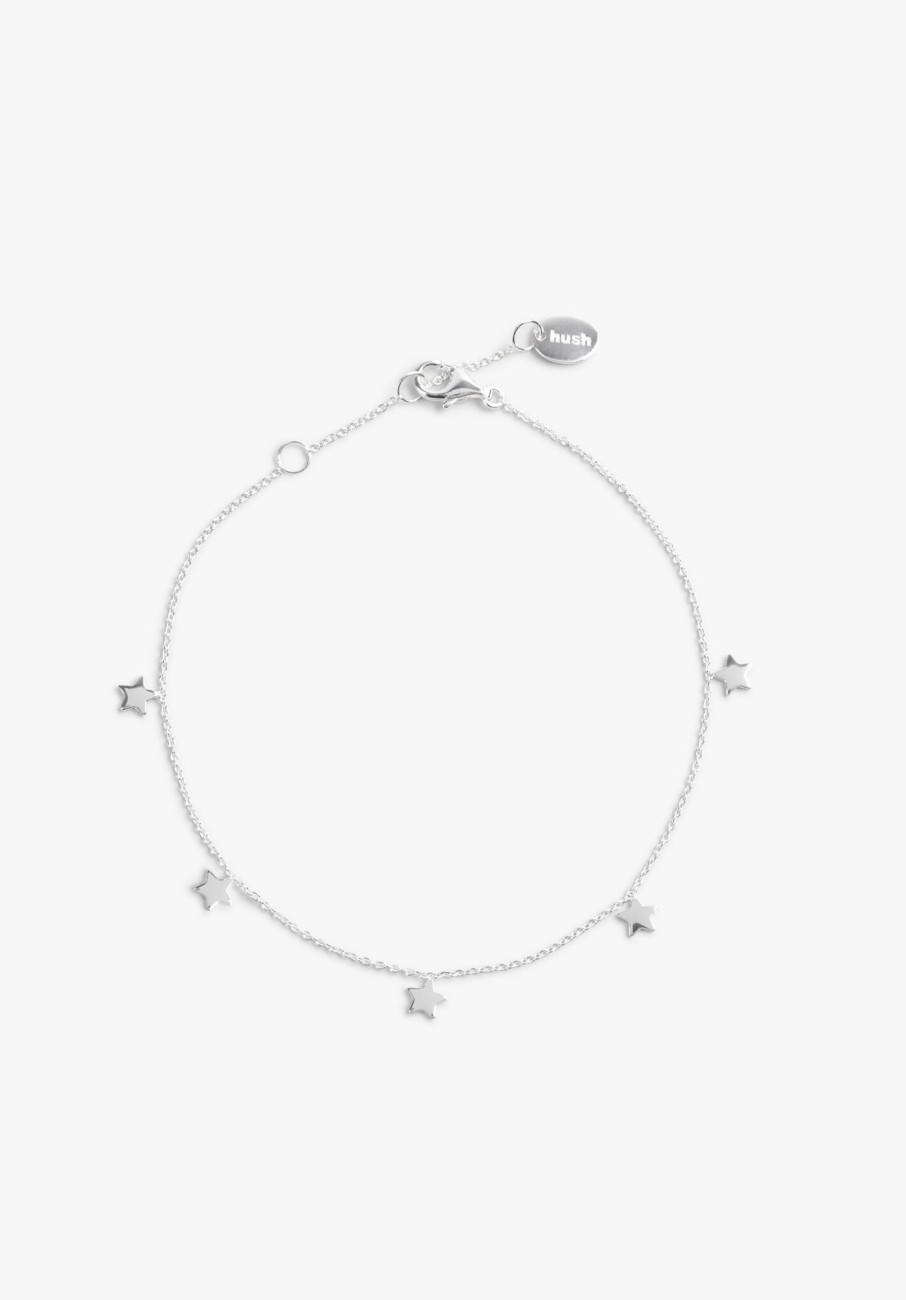 Wholesale Mini Multi Star Bracelet Silver