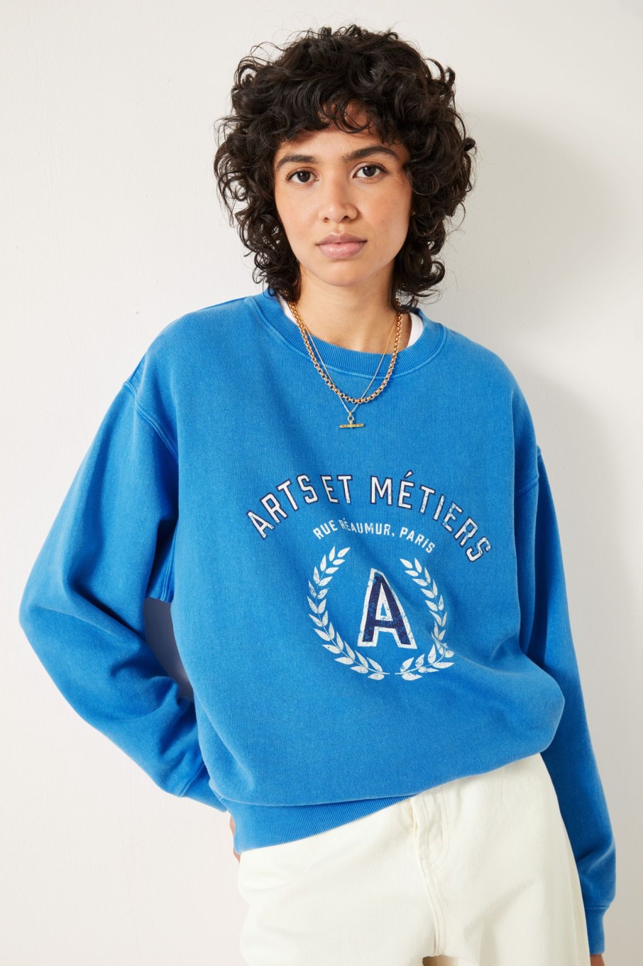 Hot Art Et Metiers Sweatshirt Bright Blue