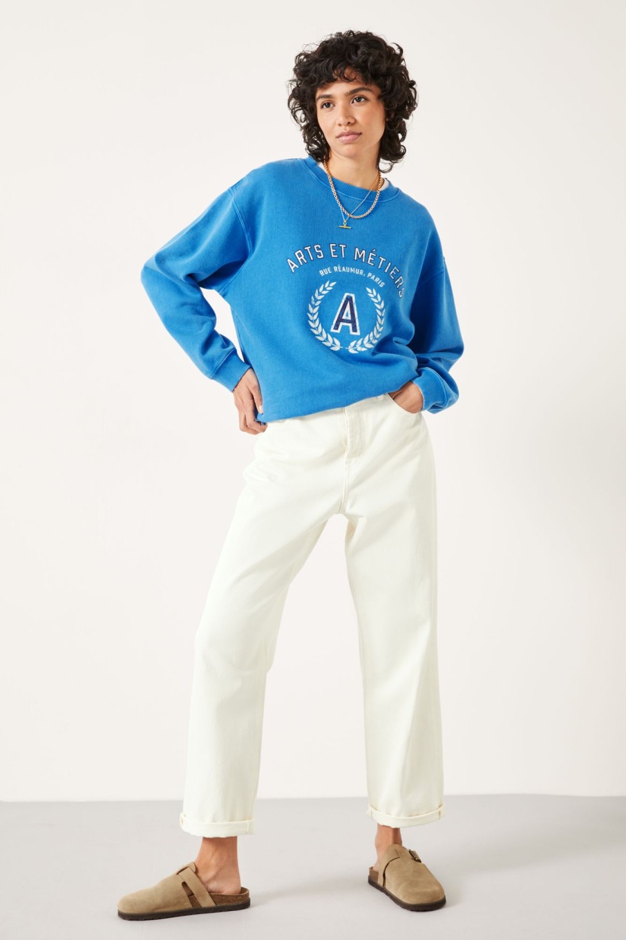 Hot Art Et Metiers Sweatshirt Bright Blue