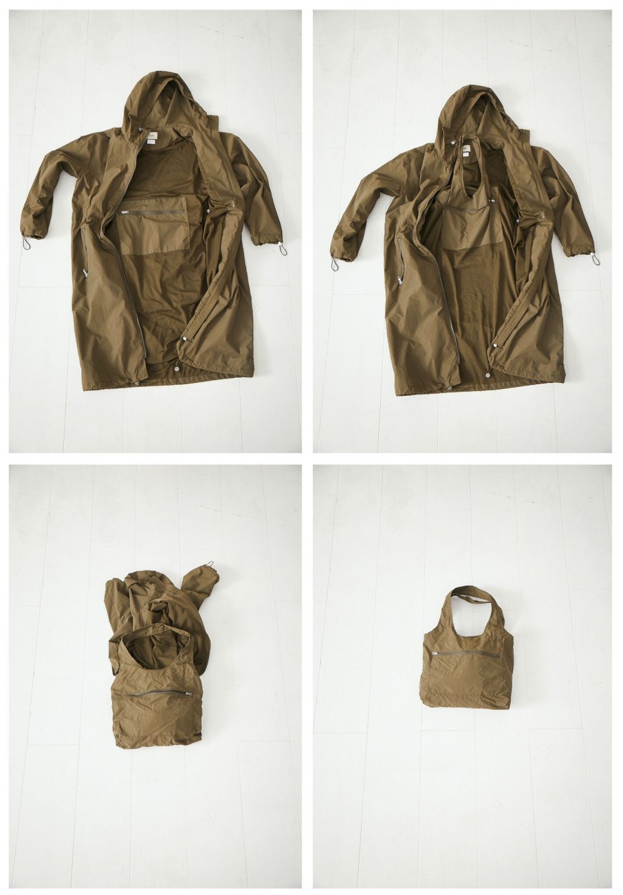 Online Accona Lightweight Raincoat Khaki