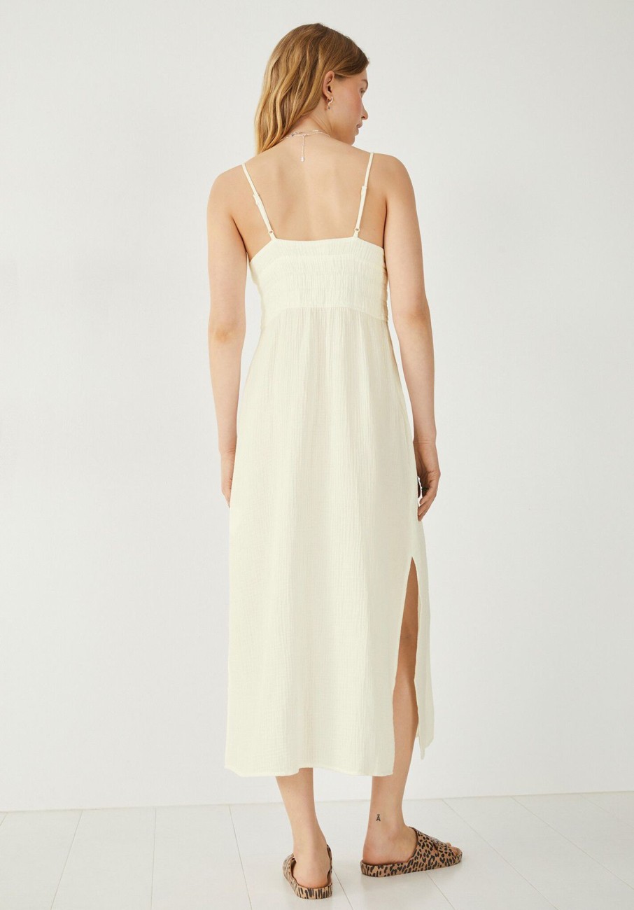 Online Mandy Beach Dress White