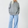 Hot Amita Brushed Cotton Blend Pyjama Trousers Blue/Ecru Stripe