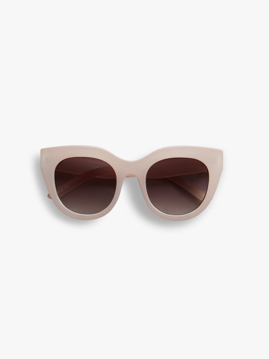 Hot Le Specs Air Heart Sunglasses Oatmeal