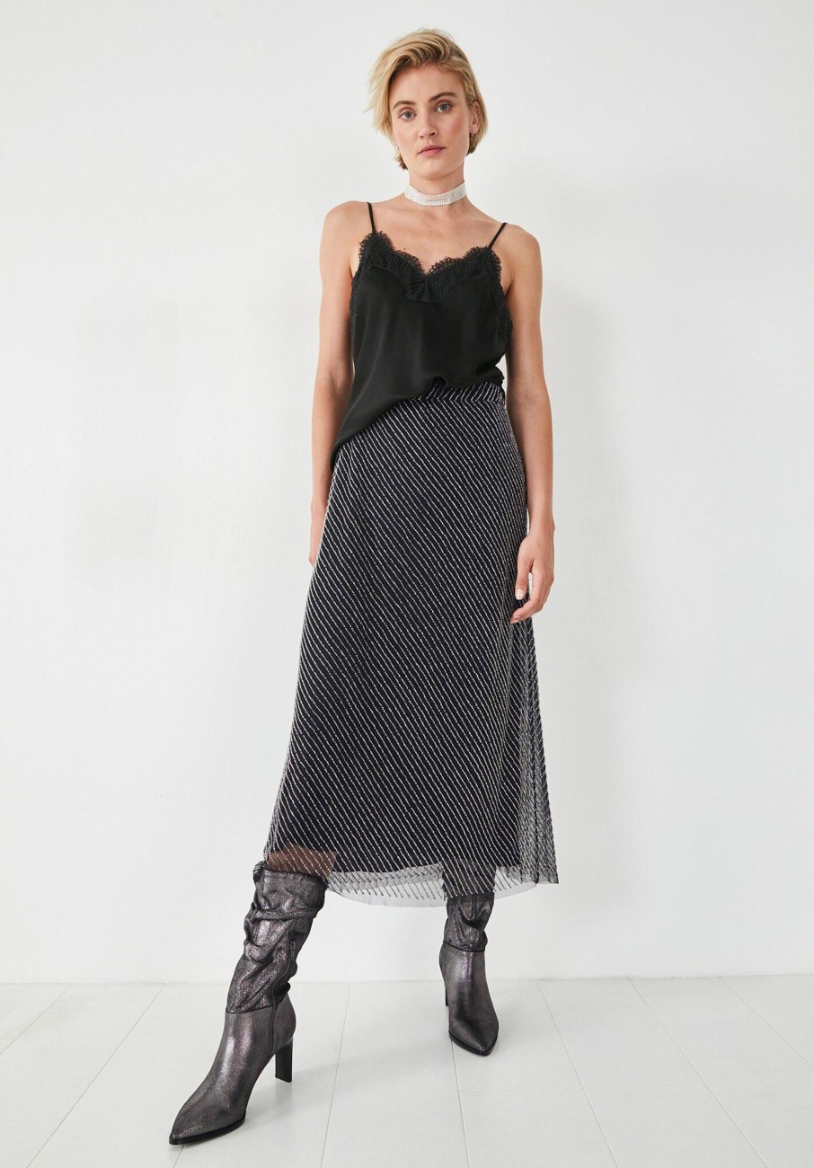 Best Yvette Beaded Skirt Black