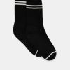 Clearance Nell Stripe Sports Sock Black/White Stripe