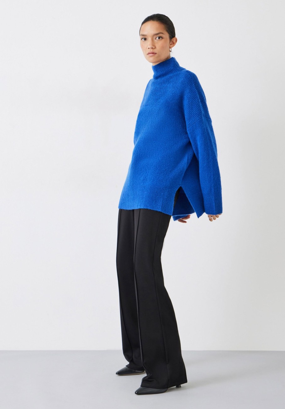 Best Meredith High Neck Jumper Bright Blue